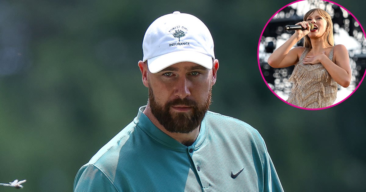 Travis Kelce Has Taylor Swift on the Brain During Golf Tournament