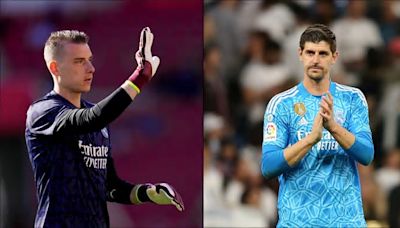 Courtois bendice a Lunin