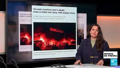 Revista de prensa - "Municiones fabricadas en EE. UU. fueron utilizadas en el ataque mortal en Rafah": 'CNN'