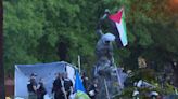 Police break up pro-Palestine encampment on UNC Charlotte campus; protester arrested