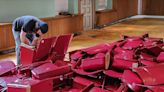 Interior reno work begins at Memorial Opera House with removal of old chairs