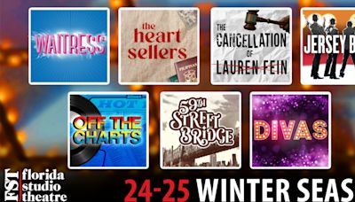 WAITRESS, JERSEY BOYS, and More Set For Florida Studio Theatre's 2024-25 Winter Season