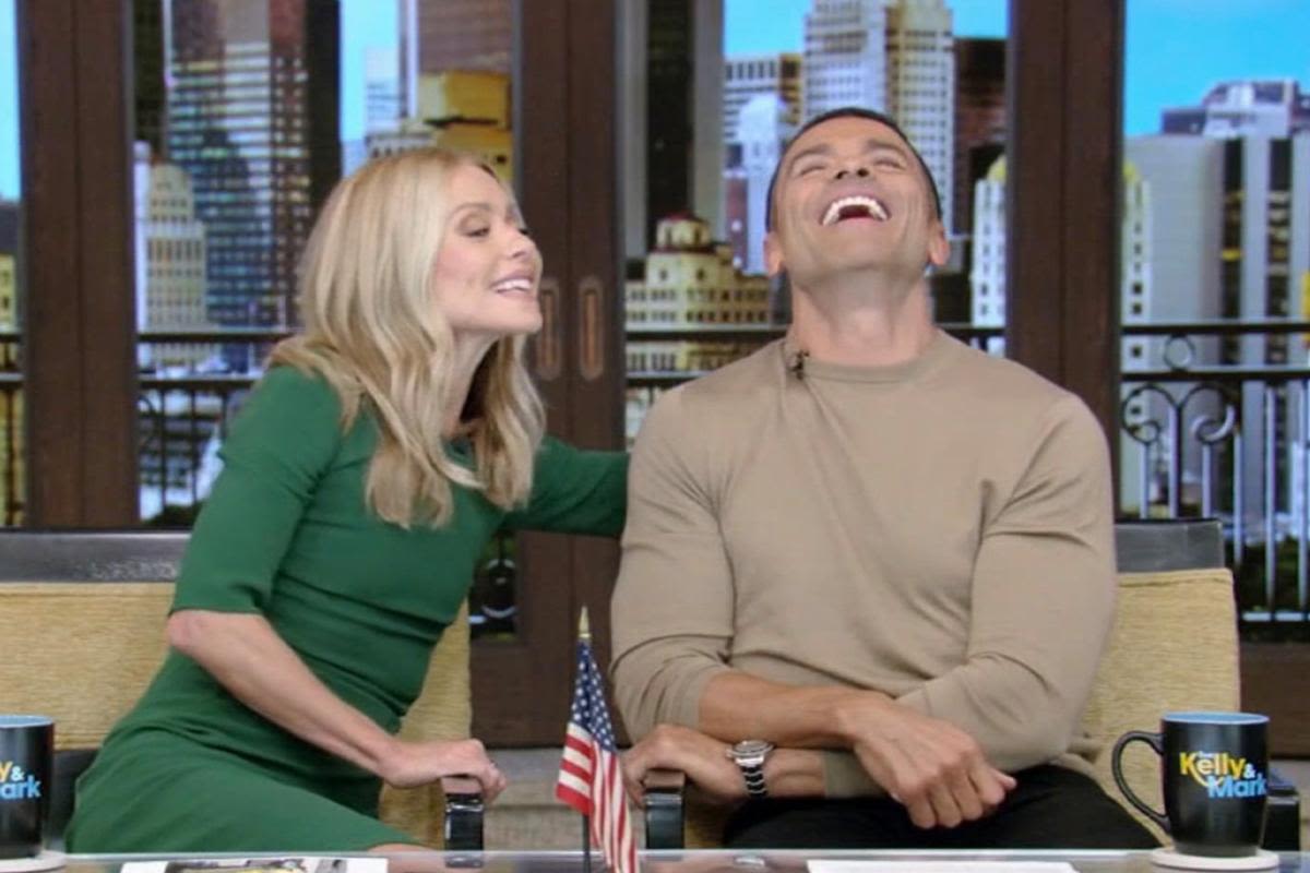 Kelly Ripa suggests she and Mark Consuelos have "separate bathrooms" after ranting about his "irritating" flossing on 'Live'