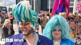 Birmingham Pride parade travels through city centre