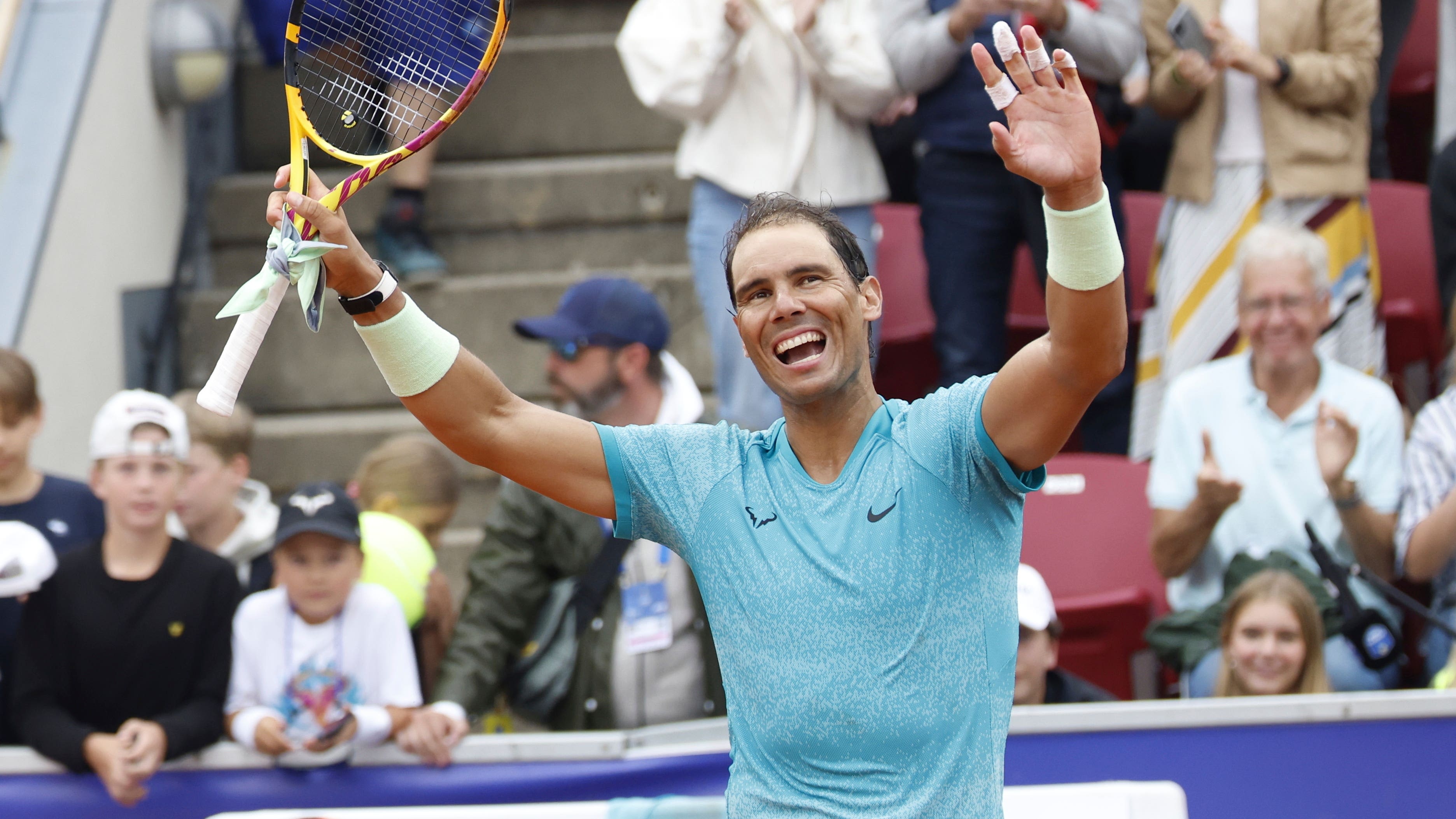 Rafael Nadal comes through four-hour battle as he steps up Olympics preparation