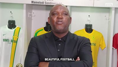 Watch: Pitso Mosimane likens Mamelodi Sundowns to Bayern Munich and Real Madrid as he gives flowers to the coaches that went before at 'Shoe Shine and Piano' | Goal.com