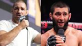 Khamzat Chimaev opens up on sparring session with Sean Strickland: "Choking him and beating him up" | BJPenn.com