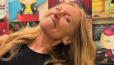 Toni Collette is living her best life while ex-husband looks lonely