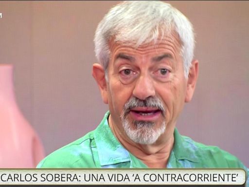Carlos Sobera, muy emocionado, habla de su mujer en 'TardeAR': "Sufrió un derrame cerebral"