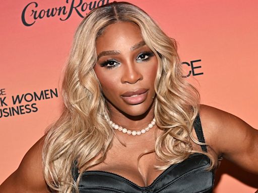 Serena Williams turns heads in figure-hugging black dress for glamorous night out