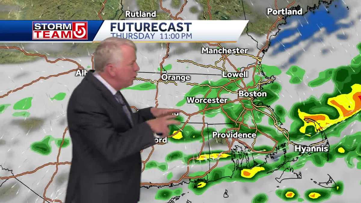 Video: Rain showers tonight; Clearing for weekend