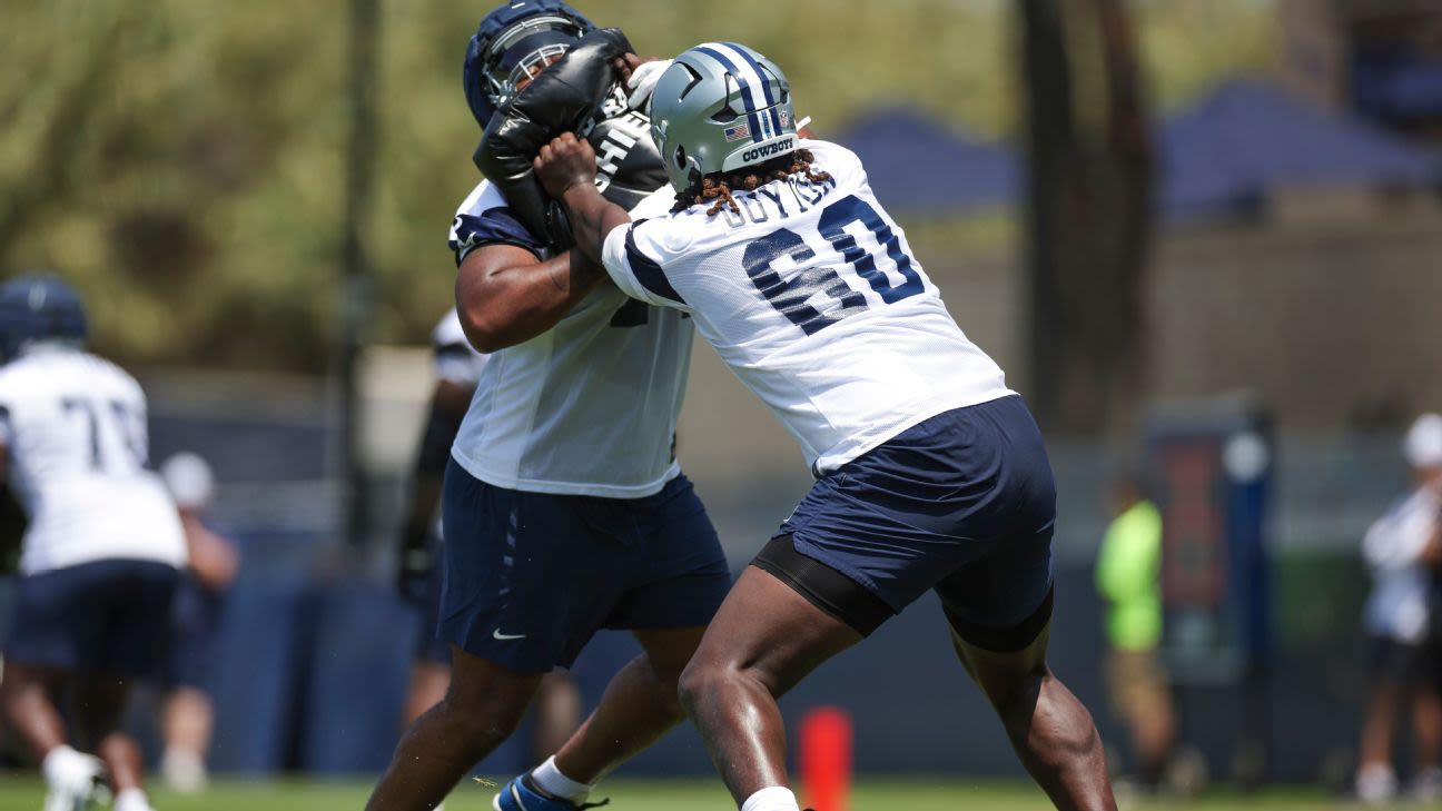 Cowboys could make history starting four rookies -- Guyton, Beebe, Carson, Liufau -- versus Browns