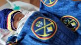 Colorado newborns wear Avs and Nuggets gear thanks to AdventHealth Parker Needle Arts Guild