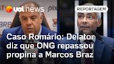 Romário diz que delação tem 'narrativa vaga e imprecisa' e que não responde por ações de Marcos Braz