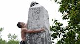 Naval Academy Class of 2027 scales Herndon Monument in 2 hours, 19 minutes