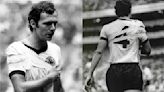 Beckenbauer y la vez que jugó con el hombro dislocado en el Azteca