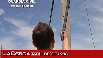 Detienen a dos personas por robar cable de cobre en la provincia de Cuenca y a otras dos por receptación