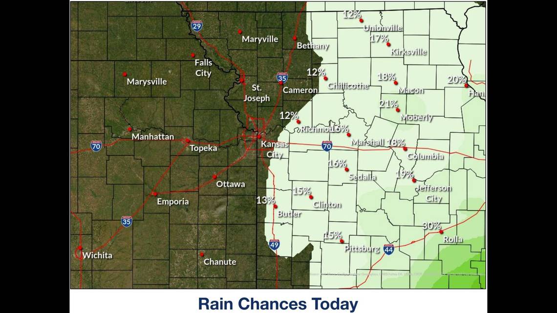 How will the tropical remnants of Francine affect Kansas City’s weekend weather?