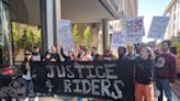 Deliveroo riders paid ‘£2.90 per delivery’ protest outside AGM in London