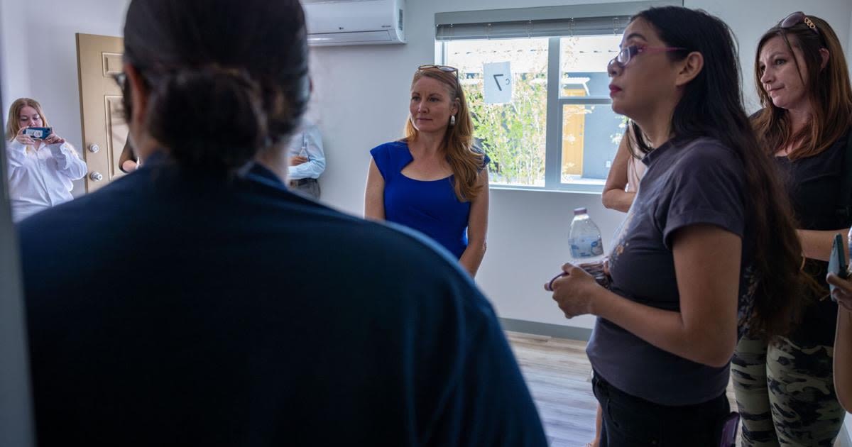 'Great addition to this community': Rep. Stansbury visits nonprofit's new West Side housing campus