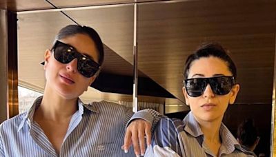 Karisma And Kareena Kapoor Are "Twinning" With Their Love For Coffee