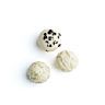 Elegant truffles with a luxurious white chocolate ganache at the center. Sweet and buttery in flavor, often coated in white chocolate or rolled in coconut or nuts for a delightful contrast.