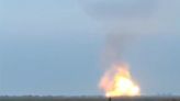 Huge fireball erupts from Crimea electrical substation following series of explosions