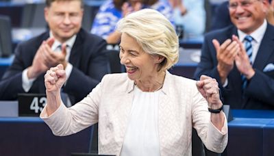 Ursula von der Leyen is re-elected European Commission president by large majority