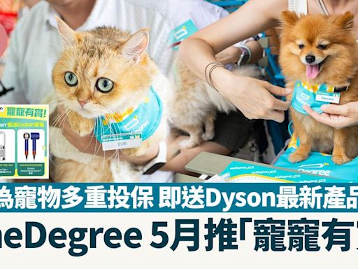 OneDegree 5月推「寵寵有賞」為寵物多重投保 即送Dyson最新產品 | am730
