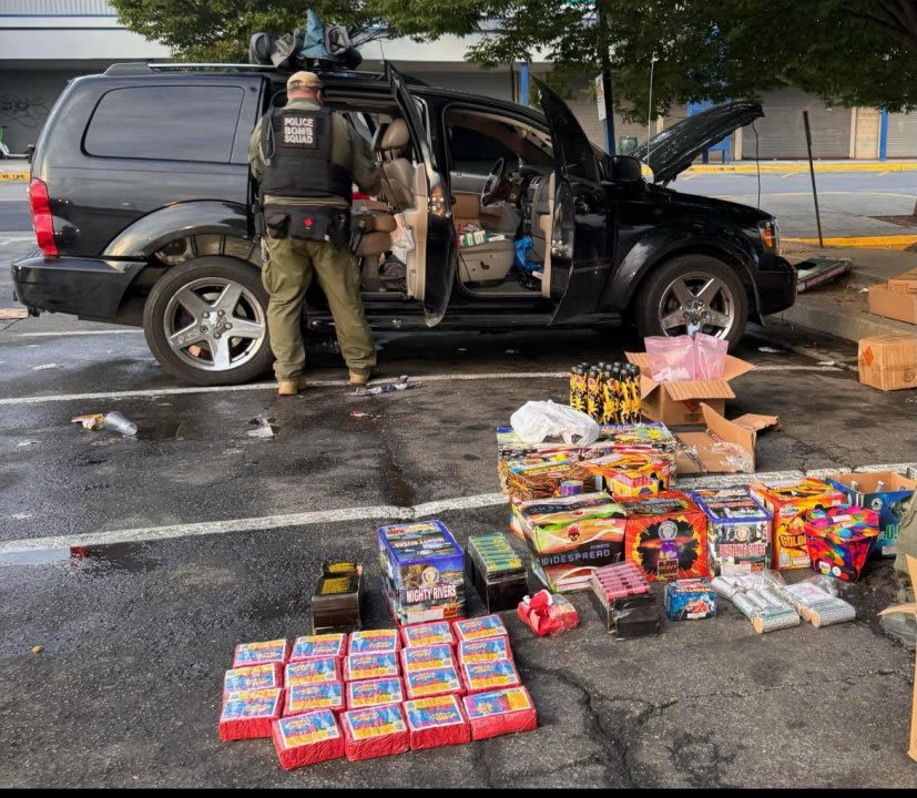 Baltimore Police assaulted, seize large amount of illegal fireworks on July 4