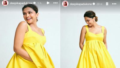 Deepika Padukone's Yellow Gauri And Nainika Dress, Which She Sported Her Baby Bump In, Has Sold For Rs 34,000