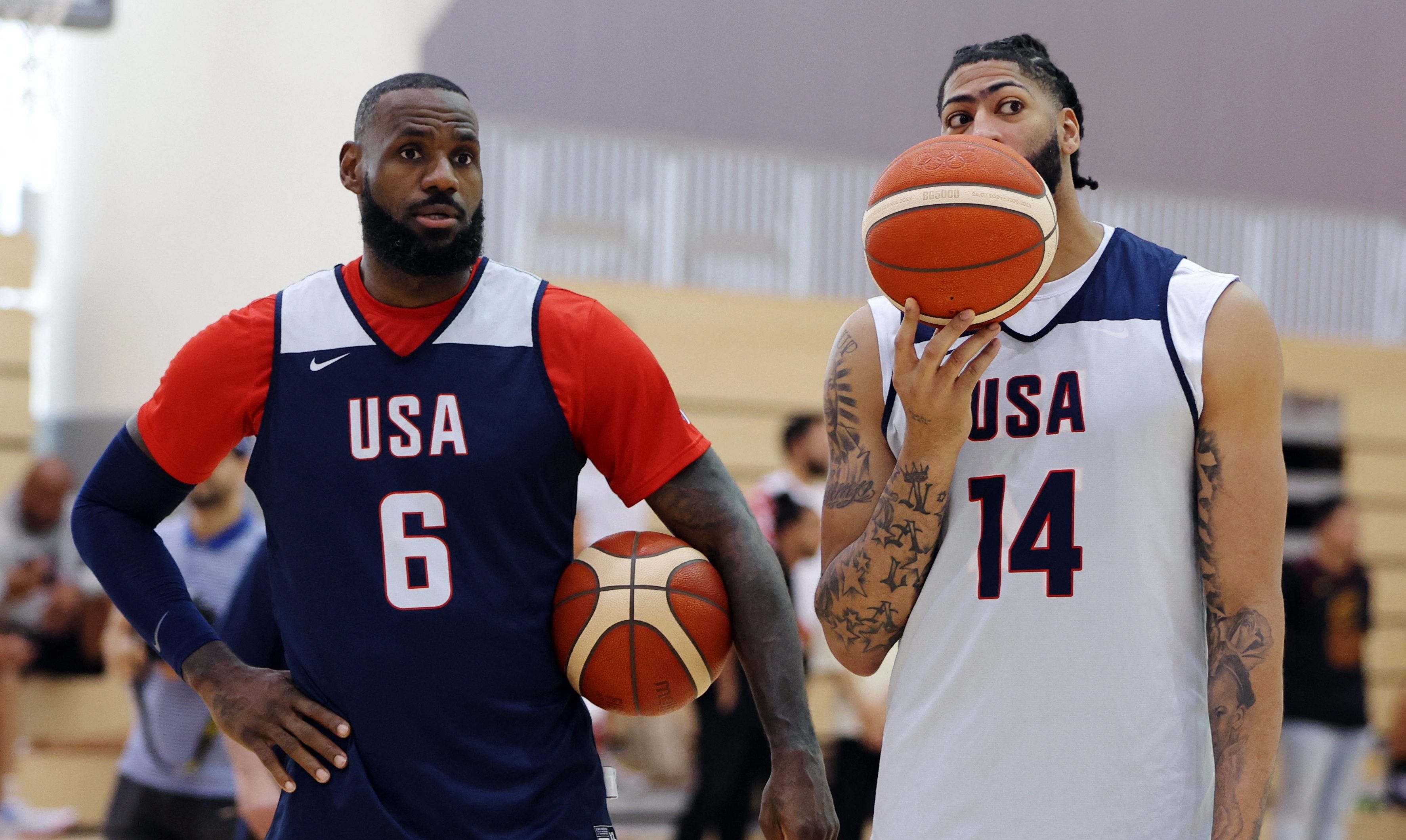 LeBron James praises Anthony Davis' impact on Team USA