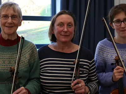 Orchestra inspires three generations to play together