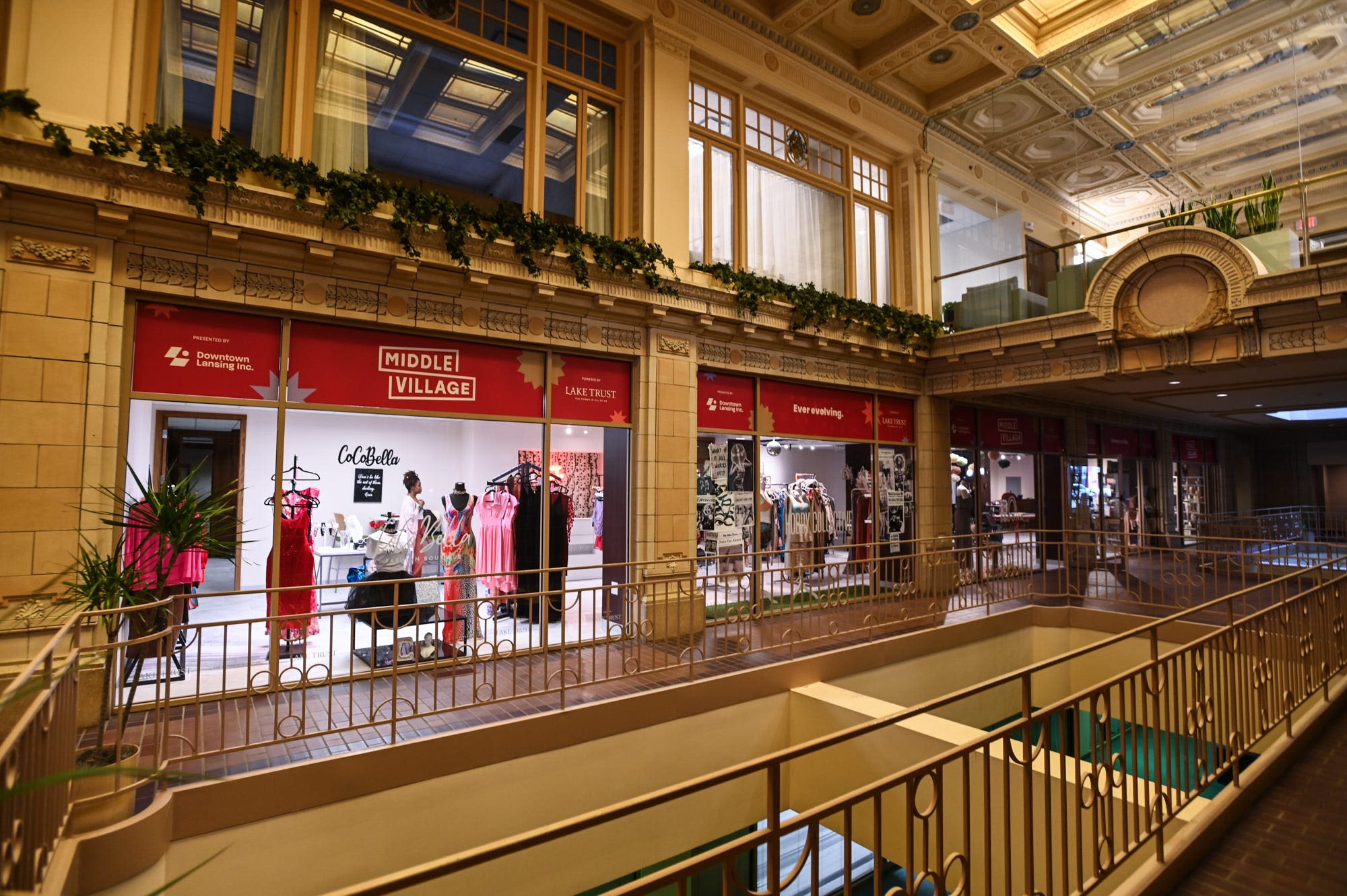 Five retail shops have opened up in downtown Lansing's century-old Atrium Building