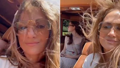 Jennifer Lopez Shares Summertime Car Ride with Ben Affleck's Daughter Violet