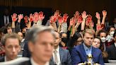 Tony Blinken Interrupted During Senate Hearing By Protesters Of Israel’s Actions In Gaza