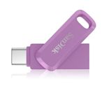 SanDisk 128G Ultra GO Type-C USB 3.2 OTG 雙用 高速隨身碟 紫 (SD-DDC3-L-128G)
