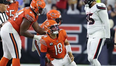 Chicago Bears QB Caleb Williams is ‘a little bruised up’ after 7-sack game in Week 2 loss