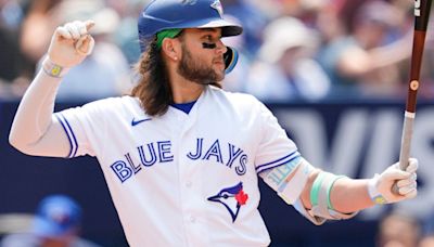 Jays put slumping Bichette on IL with calf strain