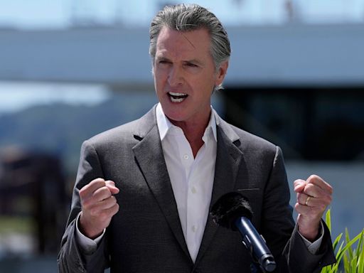Newsom embraces role as embattled Biden’s ‘cheerleader in chief’