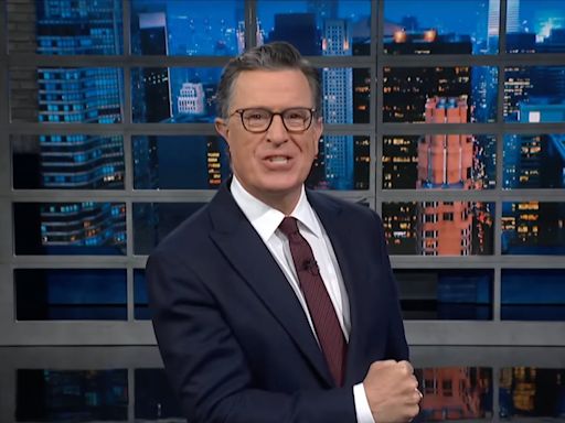 Stephen Colbert reacts to Trump wanting him ‘punished’ if he wins election