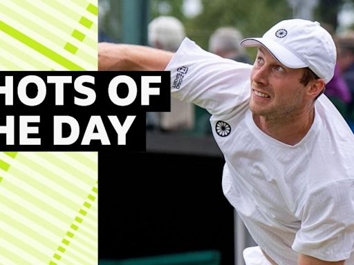 Wimbledon 2024 video: Botic van de Zandschulp volley tops shots of day three