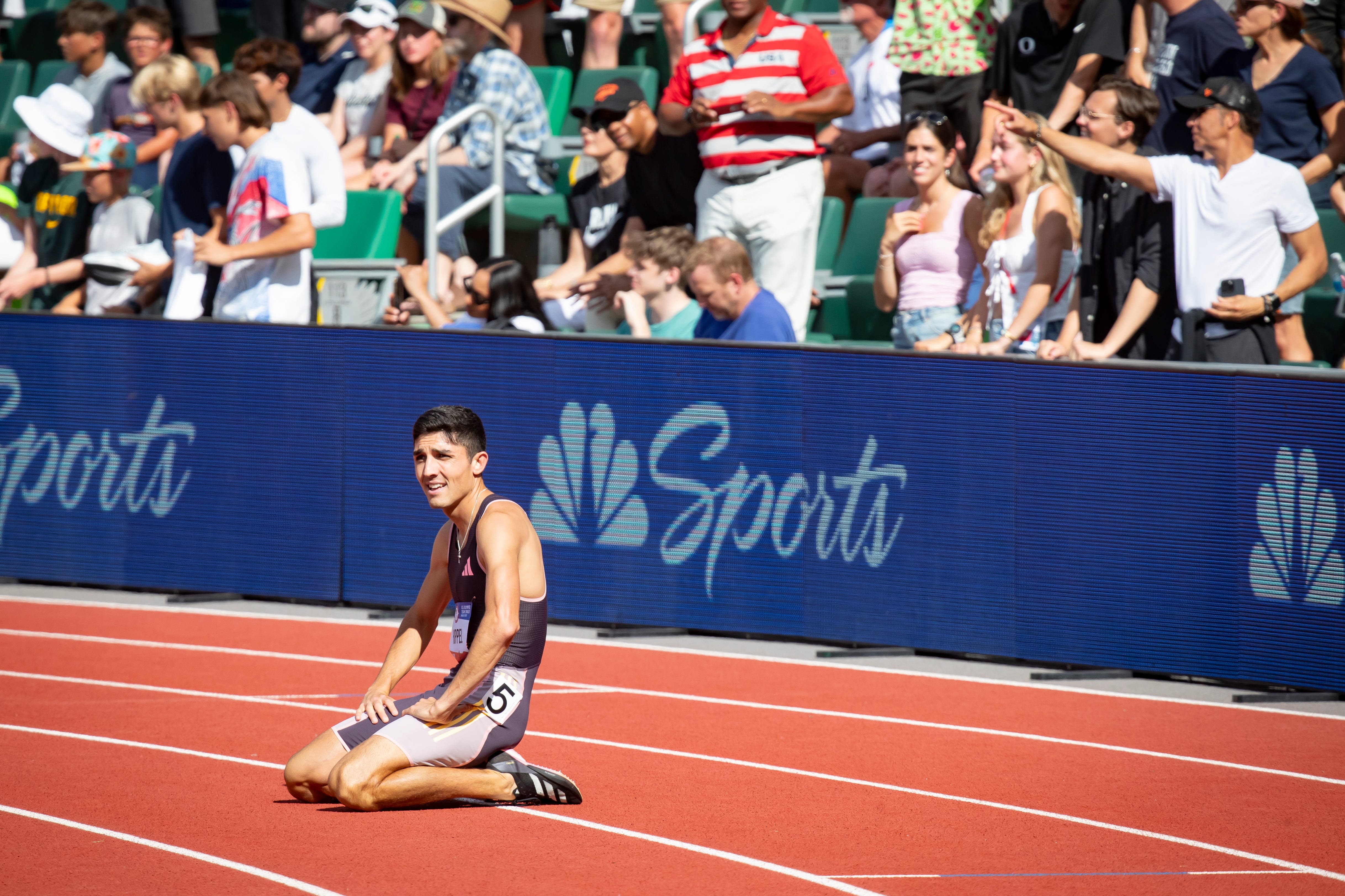 Bryce Hoppel sets new U.S. Olympic Trials record in men’s 800 final; Hobbs Kessler second