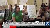 Hartford parents, community members demand full school funding, no layoffs