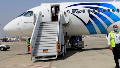 Egypt asks its airlines to avoid Iran air space for three hours on Thursday