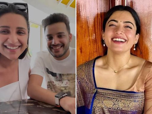 Parineeti Chopra’s birthday wish for brother Shivang to Rashmika Mandanna in sari: Top Instagram moments