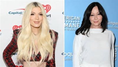 'We used to share everything': When Shannen Doherty donned the bloodstained Betsey Johnson gown Tori Spelling lost her virginity in