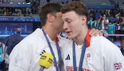 Team GB star Noah Williams breaks down in tears live on BBC over death of coach