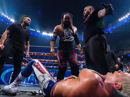 WWE SmackDown results, recap, grades: The Bloodline crush Kevin Owens' throat, put Cody Rhodes through a table