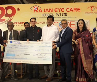 Rajan Eye Care marks anniversary fete with major initiatives - News Today | First with the news